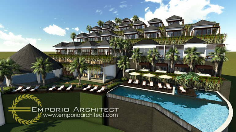 Desain Komplek Villa Karangasem