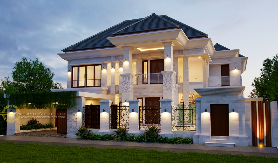  Desain  Rumah  Mewah  Klasik  Tropis di Jakarta Jasa Arsitek