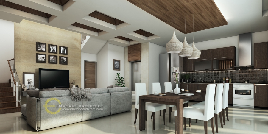 Desain Rumah Mewah Modern 2 Lantai di Jakarta Jasa Arsitek