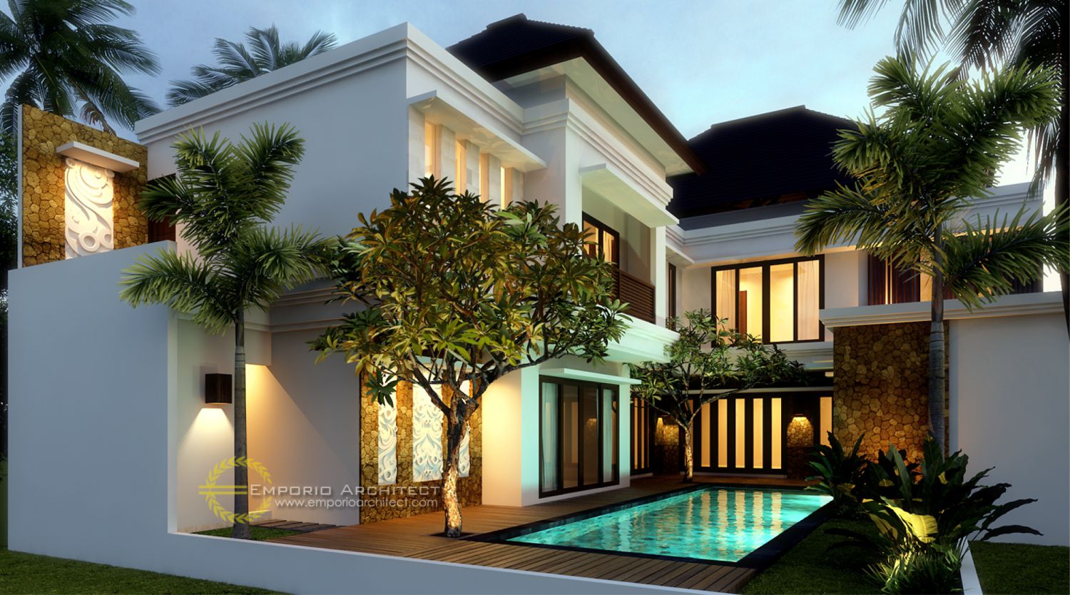 Desain Rumah Villa Bali