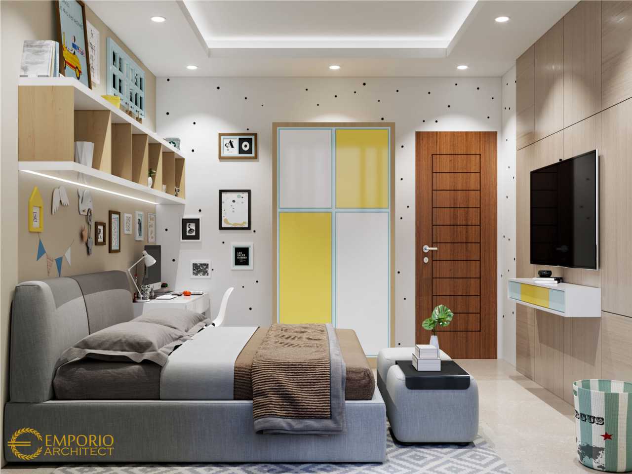 5 Interior Kamar  Tidur  Anak Terbaik  Karya Emporio Architect