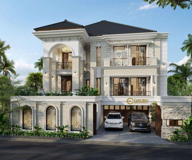 5 Desain Rumah Klasik 3 Lantai Terbaik karya Emporio Architect Tahun 2020 5 Desain Rumah Klasik 3 Lantai Terbaik karya Emporio Architect Tahun 2020