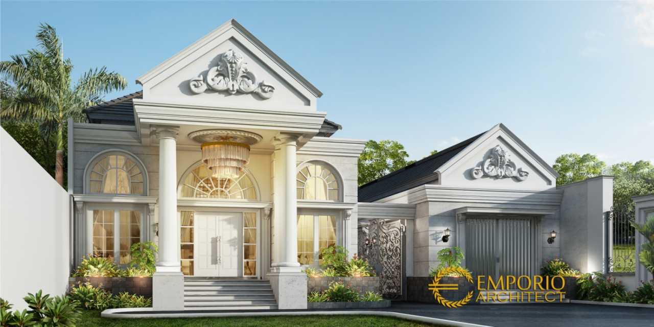Desain Rumah Klasik Yang Megah Dan Menawan