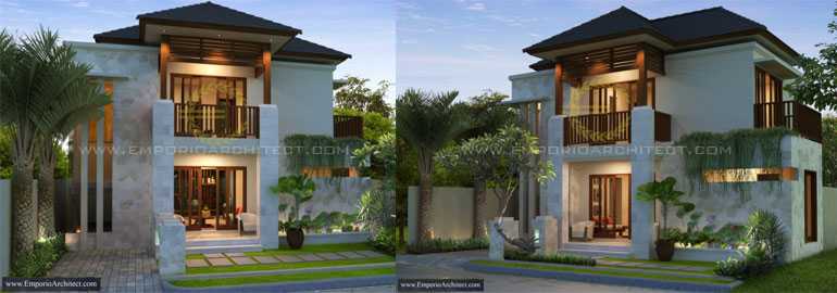 Model Desain Tampak Depan Rumah Minimalis 2 Lantai yang Mungil dan Modern