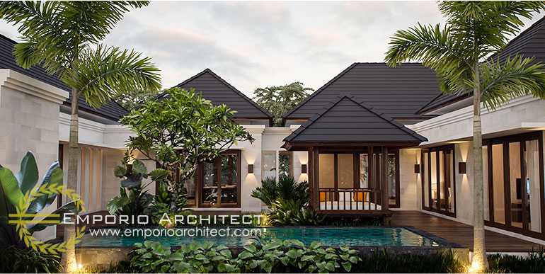 Jasa Desain Rumah Style Bali Modern Jakarta Arsitek Gambar