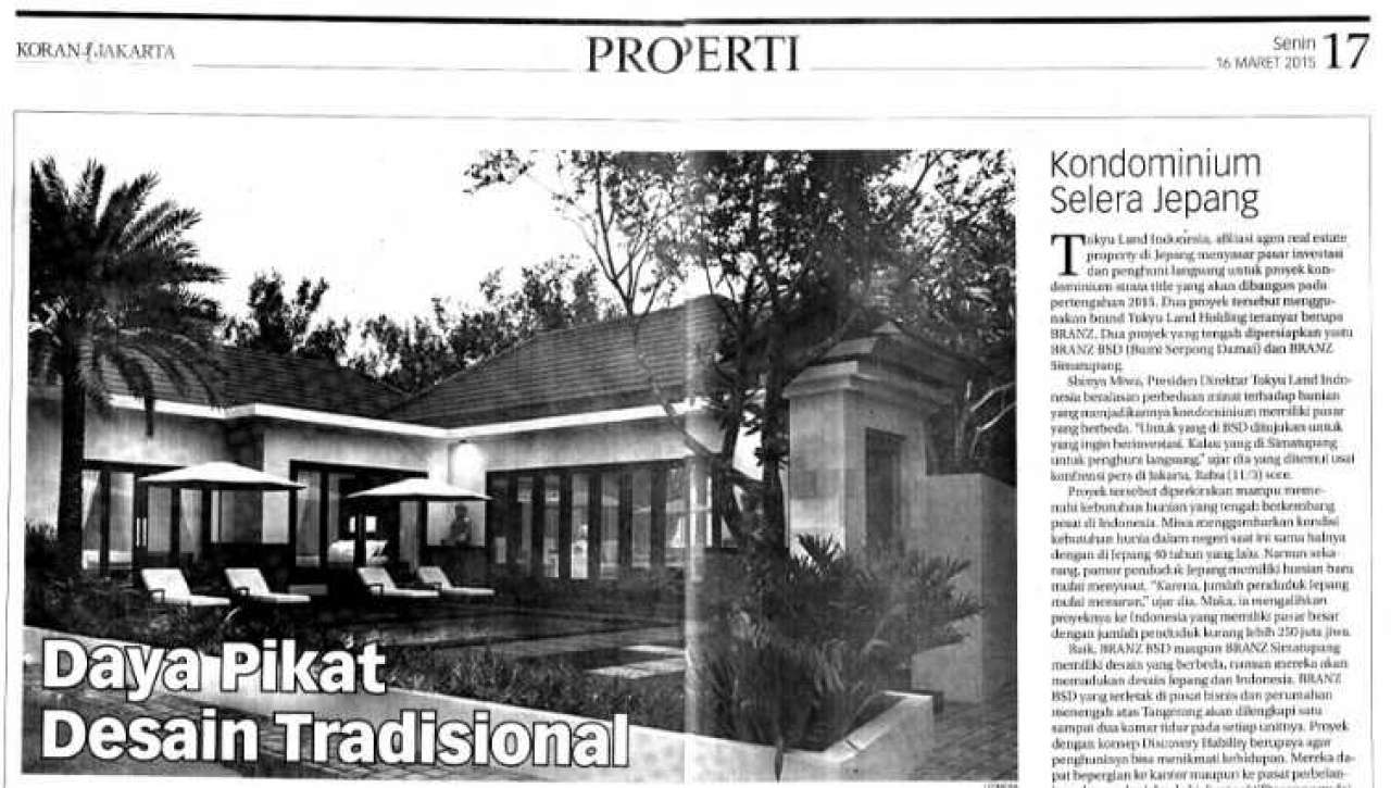 Ulasan Media Koran Jakarta - Daya Pikat Desain Tradisional Ulasan Media Koran Jakarta - Daya Pikat Desain Tradisional