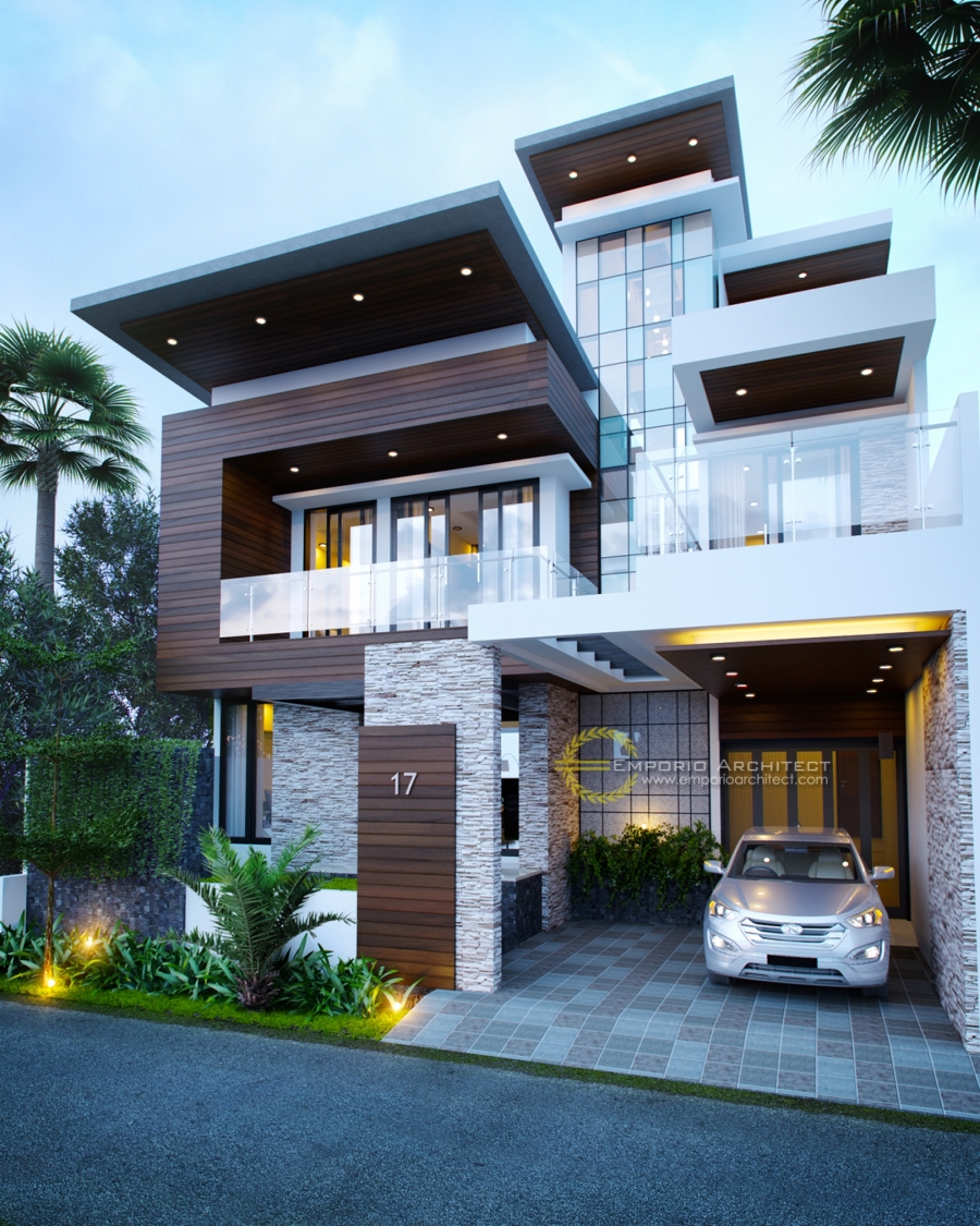 10 Desain  Rumah  Modern Tropis  Terbaik