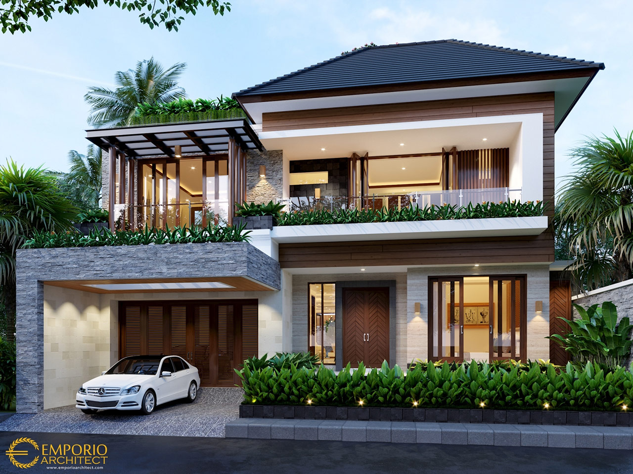 Desain Rumah  Lebar  Depan 8  Meter  SHAHSUJU