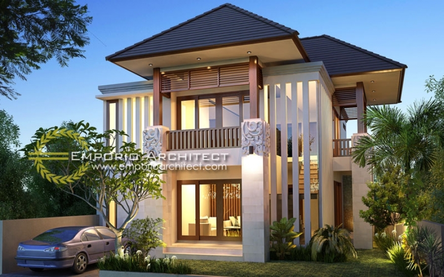 Desain Rumah dengan 2 Sisi Depan - Emporio Architect