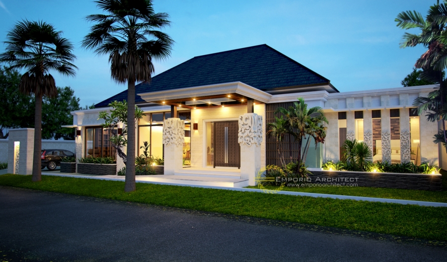 Desain Rumah Mewah 1 dan 2 Lantai Style Villa Bali Modern di Jakarta ...