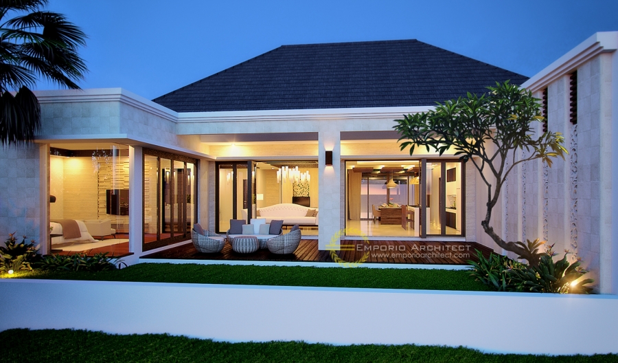 Desain Rumah  Mewah  1  dan 2 Lantai  Style Villa Bali Modern 