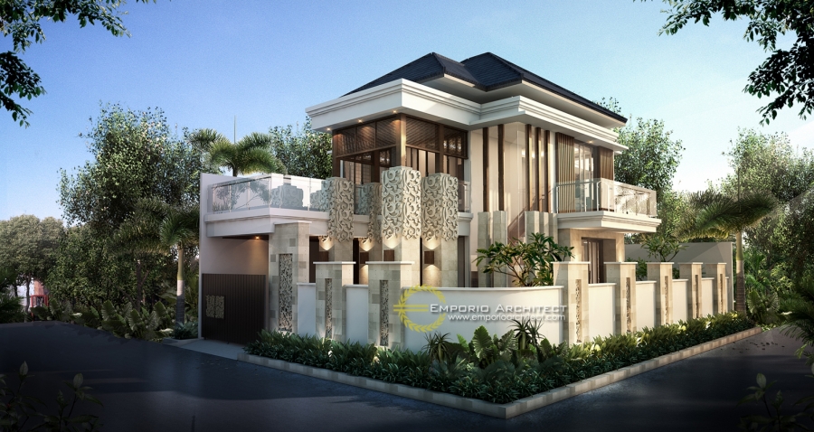 Gallery Desain  Desain  Rumah  Style Villa Bali Tropis Yang 