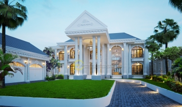 10 Desain Rumah Classic 2 Lantai Terbaik Emporio Architect 9 10 Desain Rumah Classic 2 Lantai Terbaik Emporio Architect 9