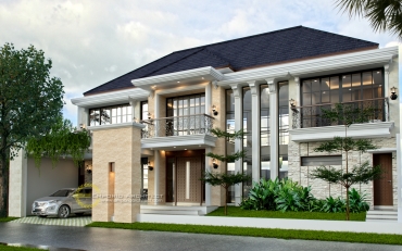 10 Desain Rumah Classic 2 Lantai Terbaik Emporio Architect 8 10 Desain Rumah Classic 2 Lantai Terbaik Emporio Architect 8