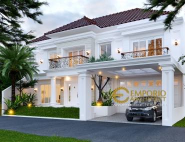 10 Desain Rumah Classic 2 Lantai Terbaik Emporio Architect 6 10 Desain Rumah Classic 2 Lantai Terbaik Emporio Architect 6