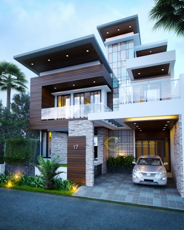 10 Desain Rumah Modern Tropis Terbaik 10