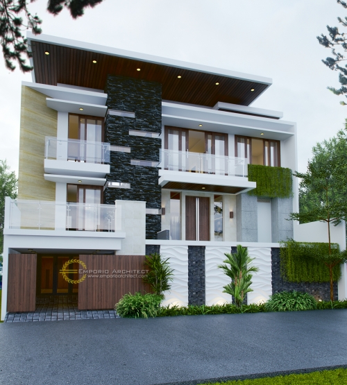 10 Desain Rumah Modern 3 Lantai Terbaik Pilihan Emporio Architect 7