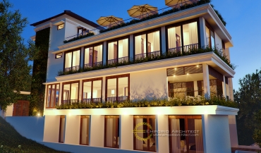 Desain Guest House Style Bali Modern 3