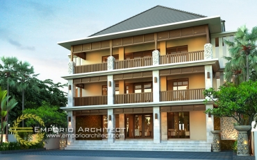 Desain Guest House Style Bali Modern 1