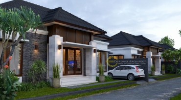 Desain Perumahan Bali Tropis 1 Lantai 4 Desain Perumahan Bali Tropis 1 Lantai 4