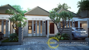 Desain Perumahan Style Villa Bali Tropis 4
