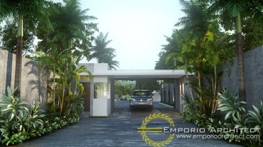 Desain Perumahan Style Villa Bali Tropis 3