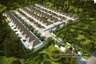 Desain Perumahan Style Villa Bali Tropis 2