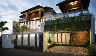 Desain Rumah Balinese Tropis di Jakarta 2