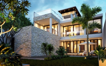 Desain Rumah Terbaik Dengan Atap Unik karya Emporio Architect 3