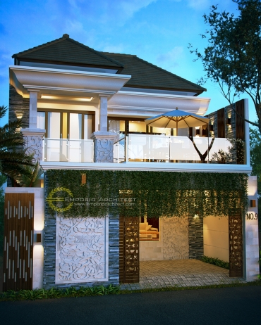 Desain Rumah Pilihan dengan Balkon karya Emporio Architect 2