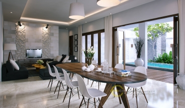 Desain Rumah Mewah 1 Lantai di Jakarta 2 Desain Rumah Mewah 1 Lantai di Jakarta 2