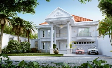 Desain Rumah Mewah dengan Style Klasik Tropis di Jakarta 10 Desain Rumah Mewah dengan Style Klasik Tropis di Jakarta 10