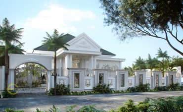 Desain Rumah Mewah dengan Style Klasik Tropis di Jakarta 2 Desain Rumah Mewah dengan Style Klasik Tropis di Jakarta 2