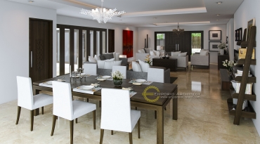 Desain Rumah Mewah Elegan Lantai 1 di Jakarta 7