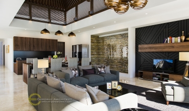 Desain Rumah Mewah Klasik Tropis di Jakarta 4