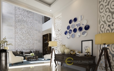 Desain Rumah Mewah Klasik Tropis di Jakarta 3