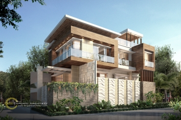 Desain Rumah Mewah Modern 2 Lantai di Jakarta 1