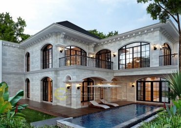 Desain Rumah Mewah Style Klasik dan Mediteran Tropis di Jakarta 6