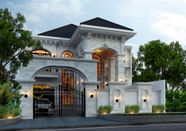 Desain Rumah Mewah Style Klasik dan Mediteran Tropis di Jakarta 4