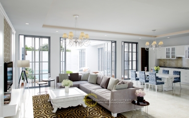 Desain Rumah Mewah Style Klasik dan Mediteran Tropis di Jakarta 3