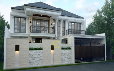 Desain Rumah Mewah Style Klasik dan Mediteran Tropis di Jakarta 2