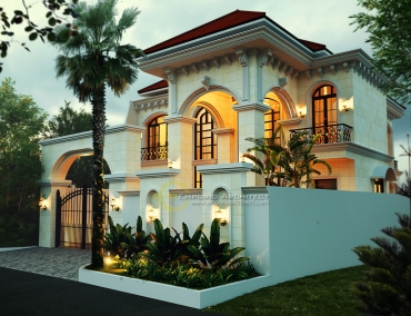 Desain Rumah Mewah Style Mediteran Tropis di Jakarta 6