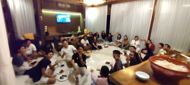 Gathering Drafter Team at Khayangan Kemenuh Villas