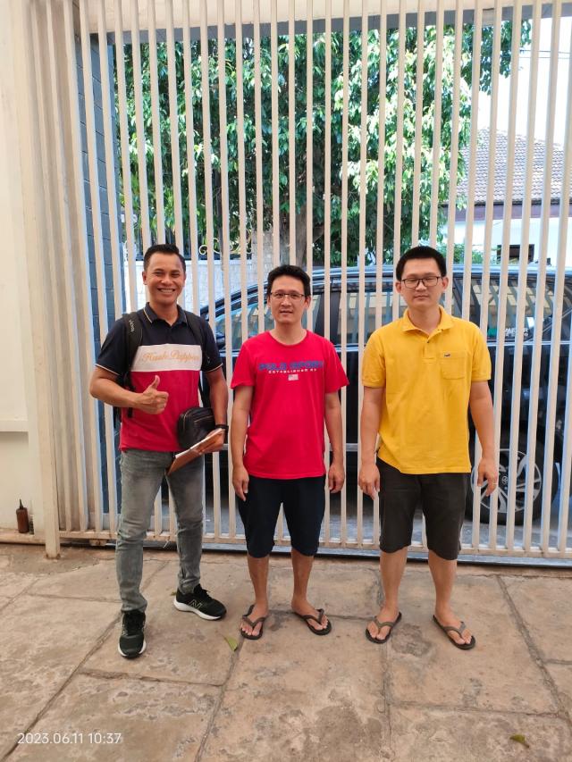 Emporio Architect Team Visit to Mr. Deny in Kediri