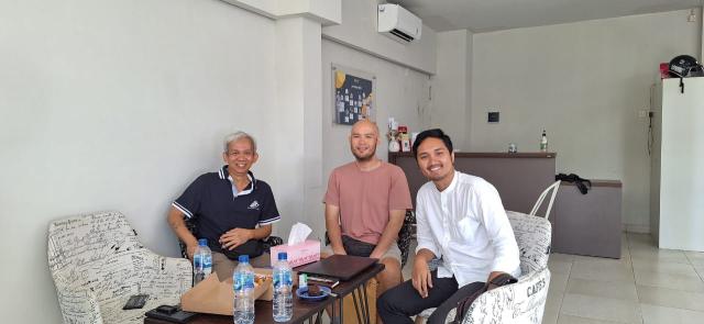 Meeting Client's Mr. Thomas in Sanur, Bali