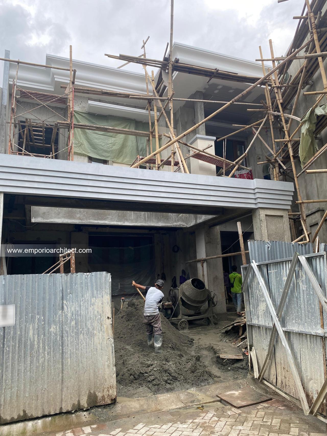 Construction Progress of Mrs. EPT in Bintaro, Jakarta Selatan