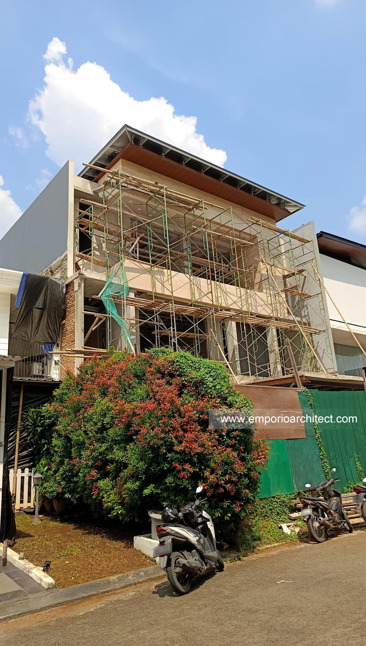Progress Pembangunan Rumah Ibu LND di Alam Sutera, Tangerang