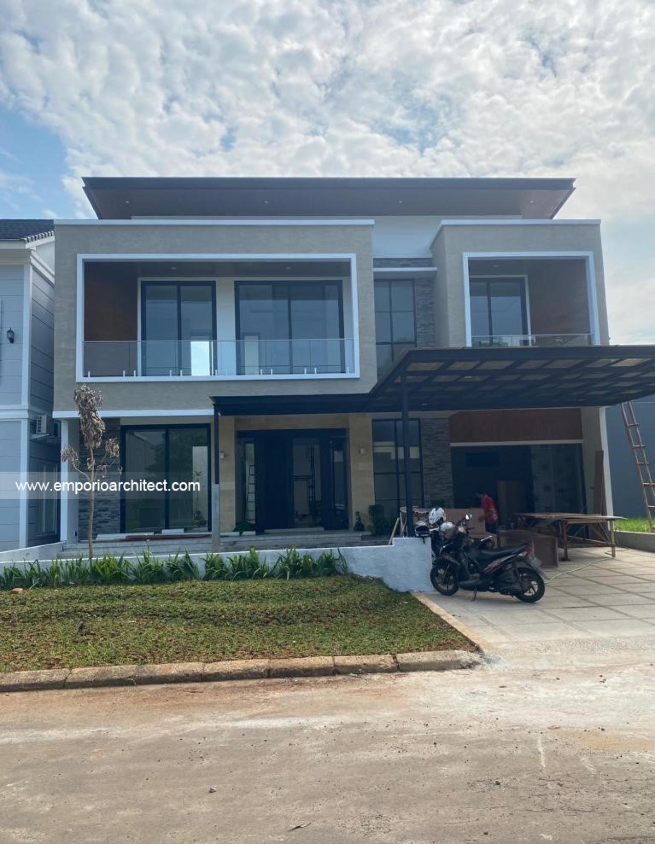 Construction Progress of Mrs. SYN in Alam Sutera, Tangerang Selatan, Banten