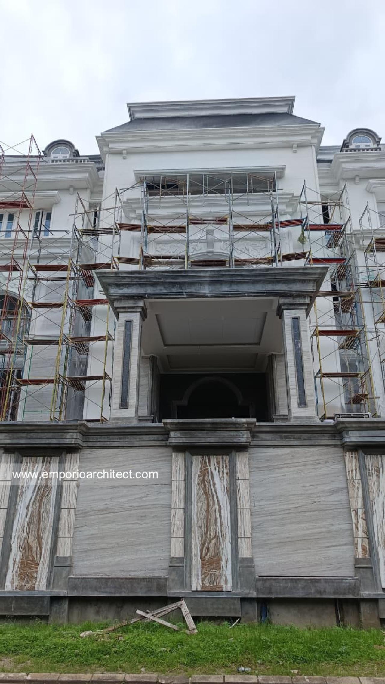 Construction Progress Classic House in Jakarta