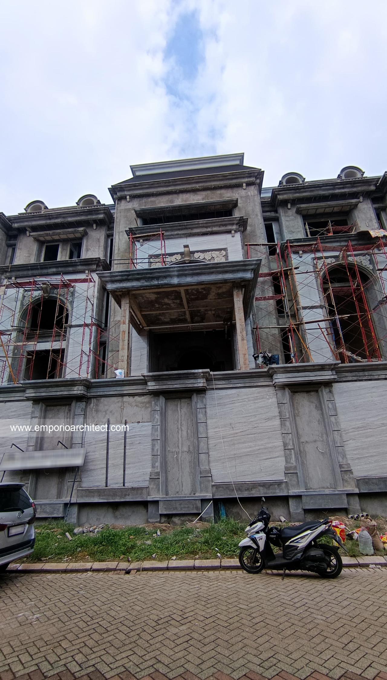 Progress Pembangunan Rumah Klasik di PIK, Jakarta Utara